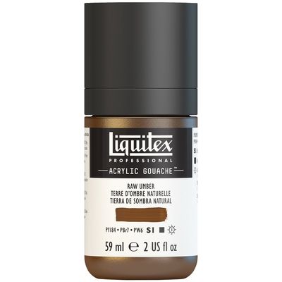 RAW UMBER 59ML LQX PRO ACRYLIC GOUACHE