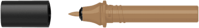 Sketcher Cartridge round caramel