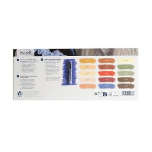 Hovedbilde Cardboard set, 15 pastels, portrait