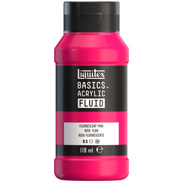 FLUORESCENT PINK 118ML LQX BASICS FLUID
