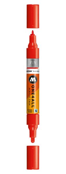 Acrylic marker One4All Twin 1,5/4mm #013 traffic red