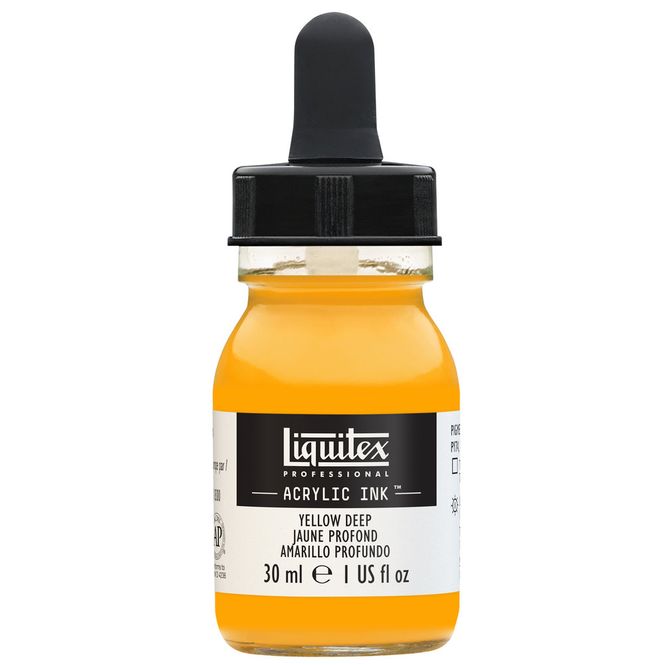 Hovedbilde YELLOW DEEP 30ML LQX PRO ACRYLIC INK