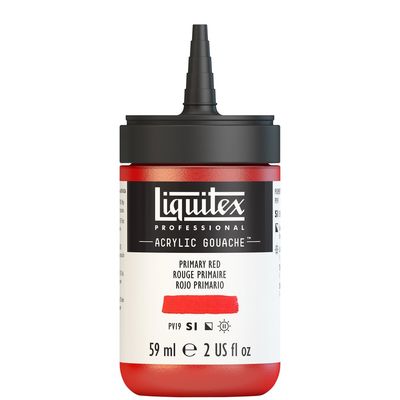 PRIMARY RED 59ML LQX PRO ACRYLIC GOUACHE