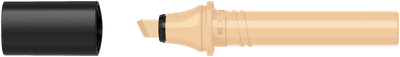 Sketcher Cartridge chisel terracotta light
