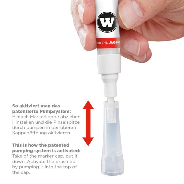 Empty Pump Softliner 222EM 1mm brush