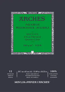 Hovedbilde ARCHES Aquarelle CP 29,7x42 cm 300G NAWH Pad 12 ...