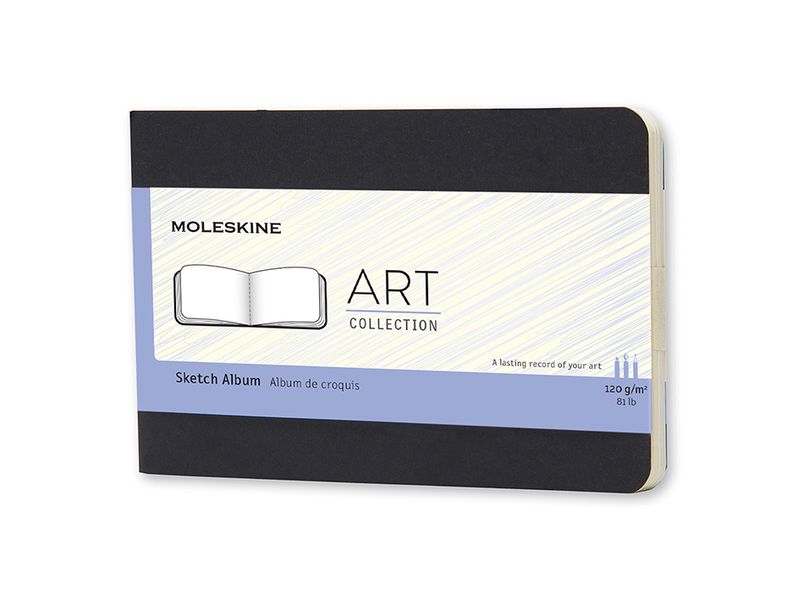 Moleskine Art Sketch Album Cahier P - Blank Black
