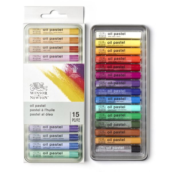 W&N OLJEPASTEL SETT 15 STK