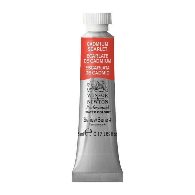 Hovedbilde CADMIUM SCARLET 5ML TUBE W&N pwc