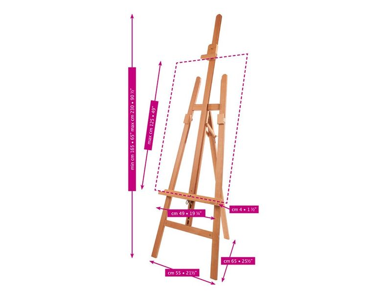 Mabef Atelierstaffeli M/13 &#8211; Basic lyre easel