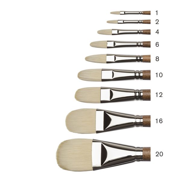 FILBERT SIZE 20 W&N ARTISTS' OIL SYNTHETIC HOG BRUSH