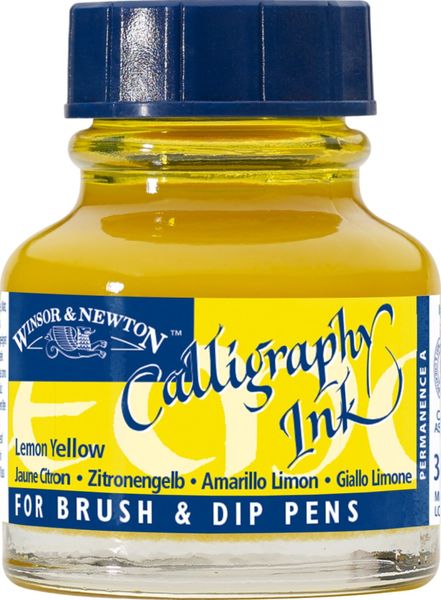 LEMON YELLOW 30ML W&N CALLIGRAPHY INK