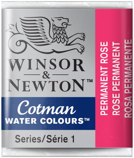 PERMANENT ROSE H/PAN W&N COTMAN