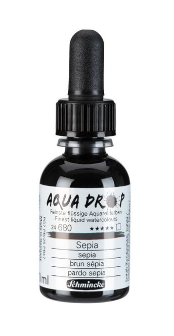 Hovedbilde Schmincke Aquadrop 30ml. Sepia