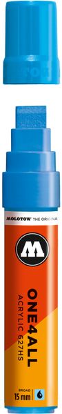 Acrylic marker One4All 627HS 15mm #161 shock blue middle