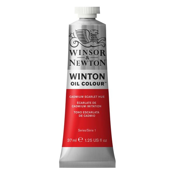 CADMIUM SCARLET HUE W&N WINTON OIL 37ML TUBE