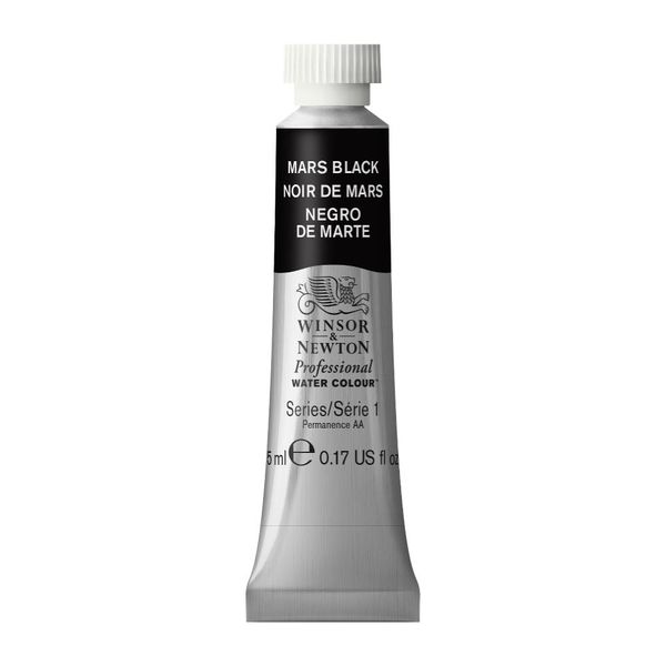 MARS BLACK 5ML TUBE W&N pwc