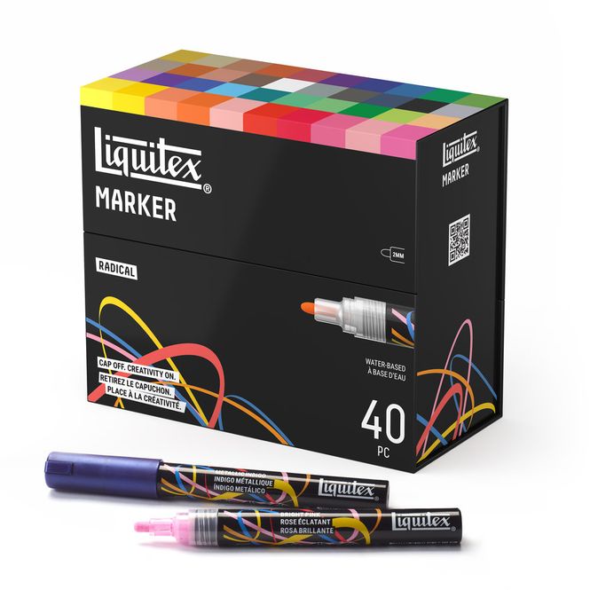 Hovedbilde LIQUITEX MARKER SET 40X2MM RADICAL
