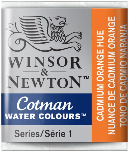 CADMIUM ORANGE HUE H/PAN W&N COTMAN