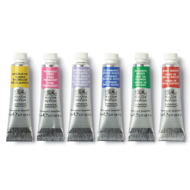 Hovedbilde W&N PROFESSIONAL WATERCOLOUR FLORAL SET 6X5ML ...