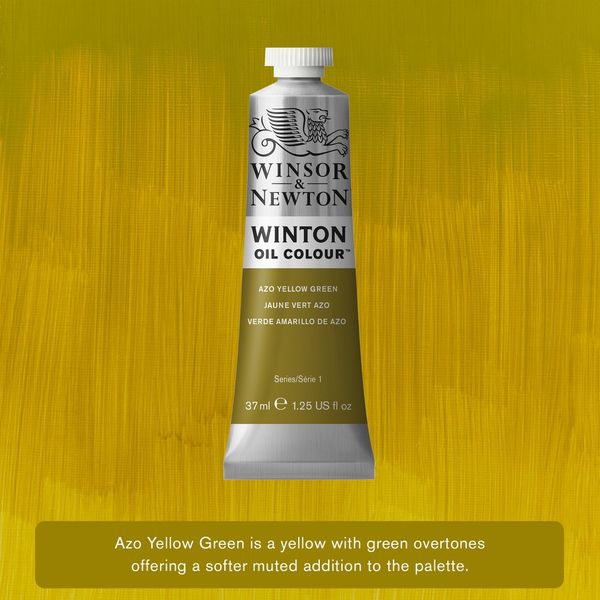 AZO YELLOW GREEN W&N WINTON OIL 37ML TUBE