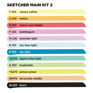 Hovedbilde Sketcher Set 12 pcs Main Kit 2