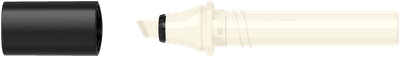 Sketcher Cartridge chisel pale yellow