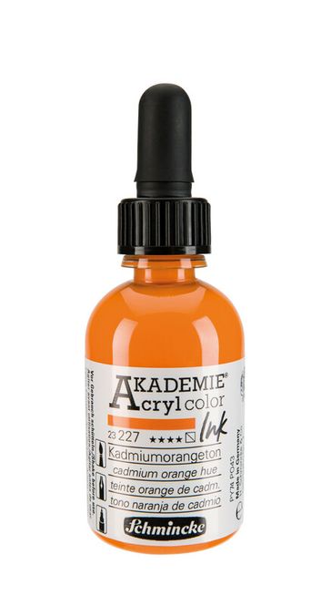 Hovedbilde Schmincke Akademie 50ml. ink cadmium orange hue