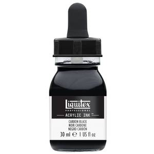 Hovedbilde CARBON BLACK 30ML LQX PRO ACRYLIC INK