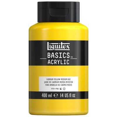 CADMIUM YELLOW MEDIUM HUE 400ML LQX BASICS
