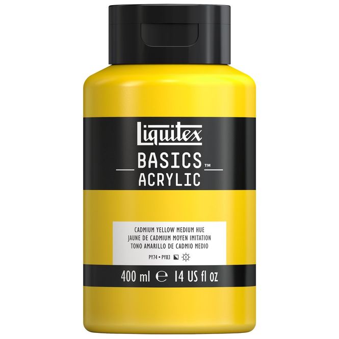Hovedbilde CADMIUM YELLOW MEDIUM HUE 400ML LQX BASICS