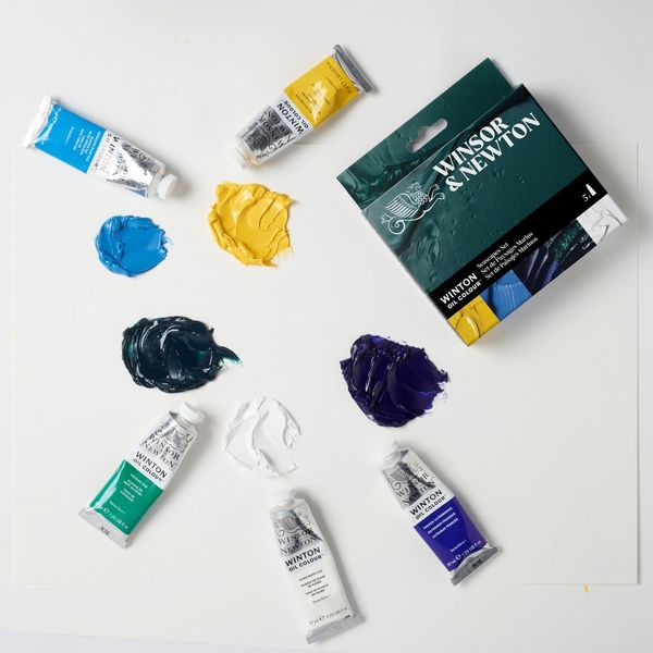 W&N WINTON OIL COLOUR 5X37ML TUBES SEASCAPES SET