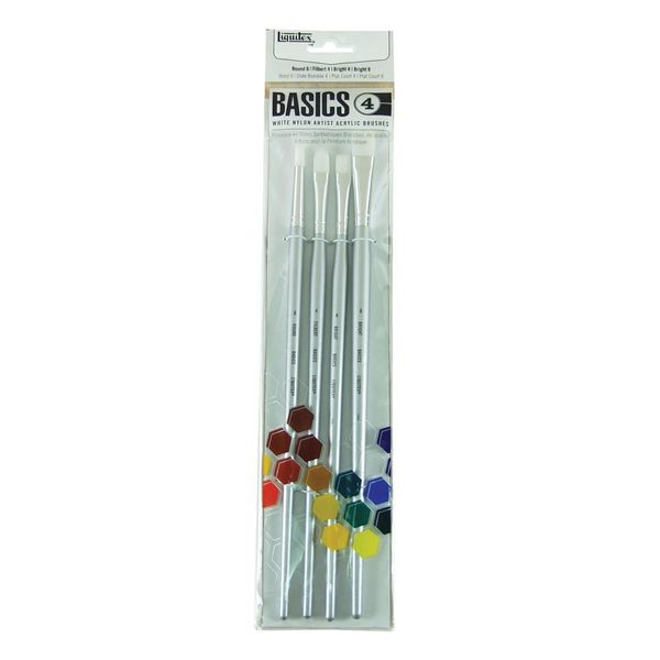 LQX BASICS PENSEL SETT 4 LANG SKAFT