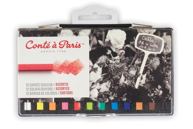 Hovedbilde CAP CARRE COLOUR PLASTIC BOX OF 12 ASSORT HK