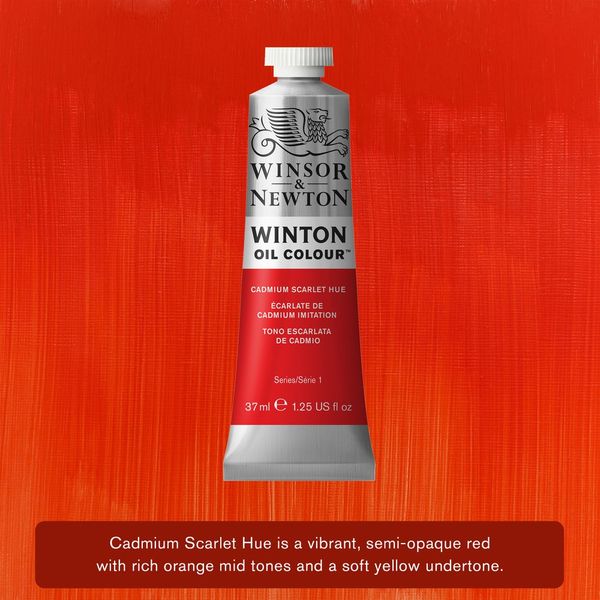 CADMIUM SCARLET HUE W&N WINTON OIL 37ML TUBE