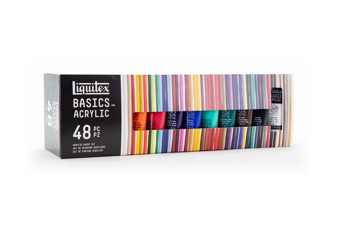 Hovedbilde LIQUITEX BASICS ACRYLIC COLOUR SET 48X22ML