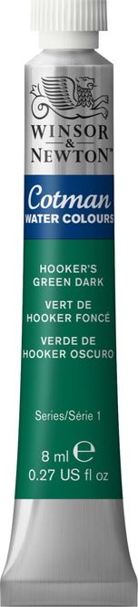 Hovedbilde HOOKER'S GREEN DARK 8ML TUBE W&N COTMAN