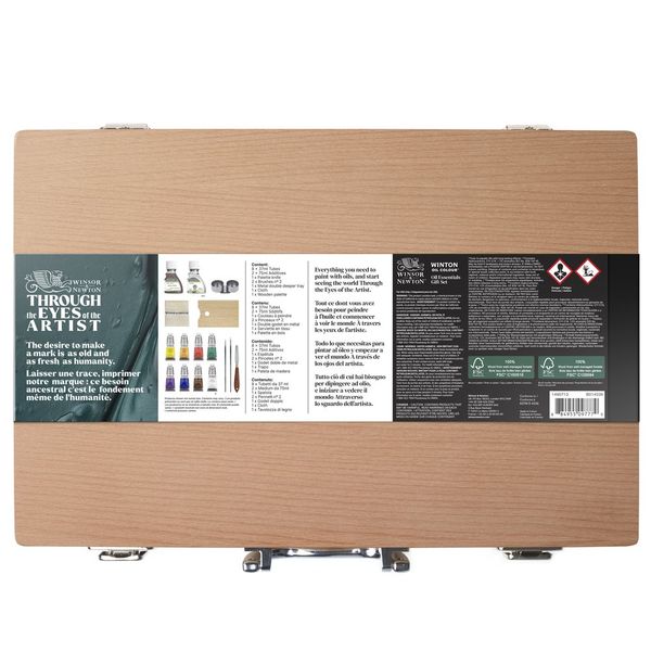 W&N WINTON WOODEN SET 8X37ML