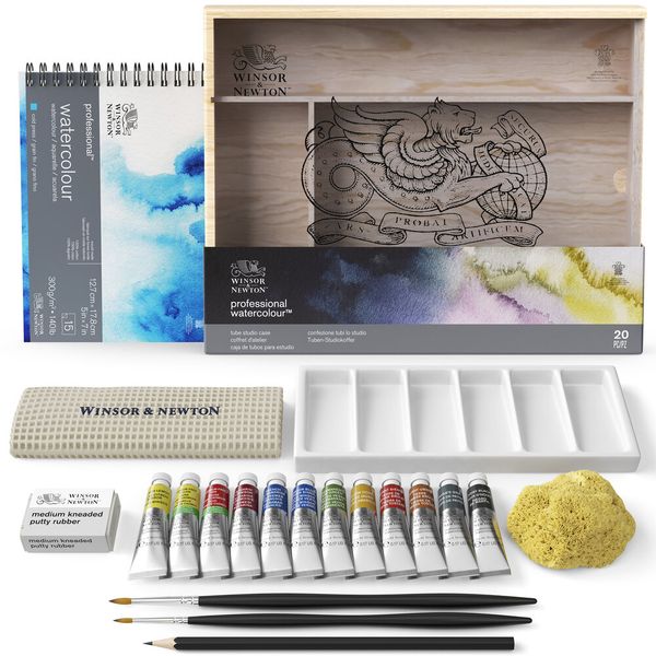 W&N PROFESSIONAL WATERCOLOUR 12 TUBE STUDIO CASE