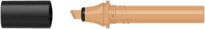 Sketcher Cartridge chisel terracotta