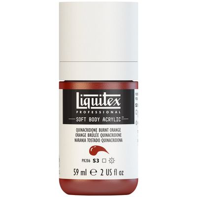 QUINACRIDONE BURNT ORANGE 59ML LQX PRO SOFT BODY