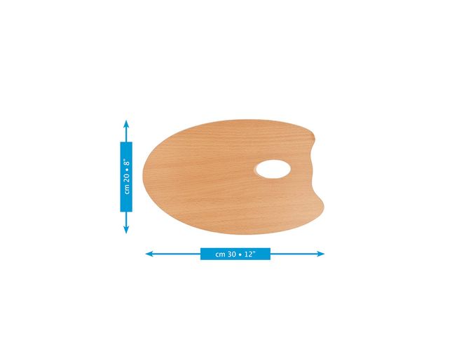 Hovedbilde Mabef Trepalett – Oval 20x30cm