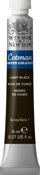 Hovedbilde LAMP BLACK 8ML TUBE W&N COTMAN