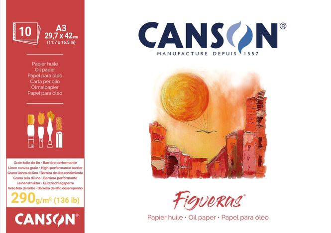 Hovedbilde Canson Figueras 290g A3 10 ark