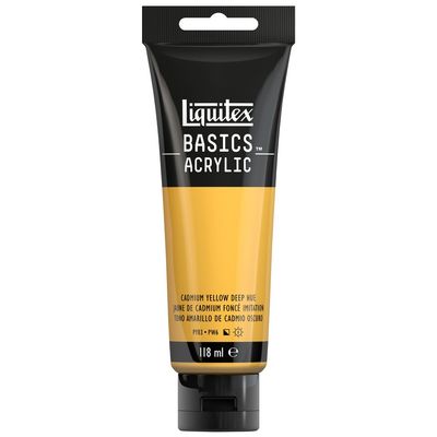 CADMIUM YELLOW DEEP HUE 118ML LQX BASICS