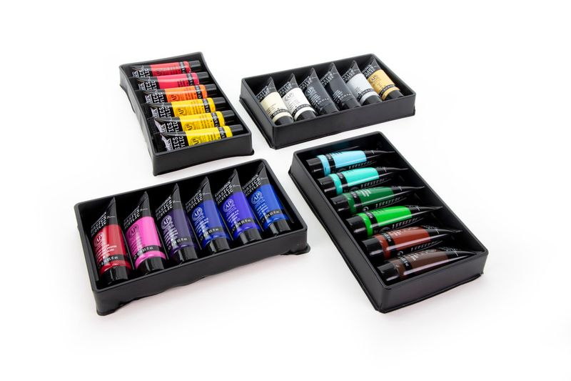 LIQUITEX BASICS ACRYLIC COLOUR SET 24X22ML