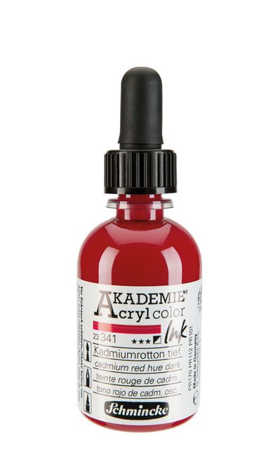 Hovedbilde Schmincke Akademie 50ml. ink cadmium red hue dark