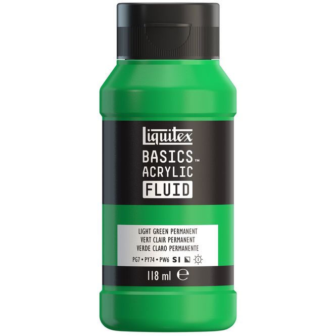 Hovedbilde LIGHT GREEN PERMANENT 118ML LQX BASICS FLUID